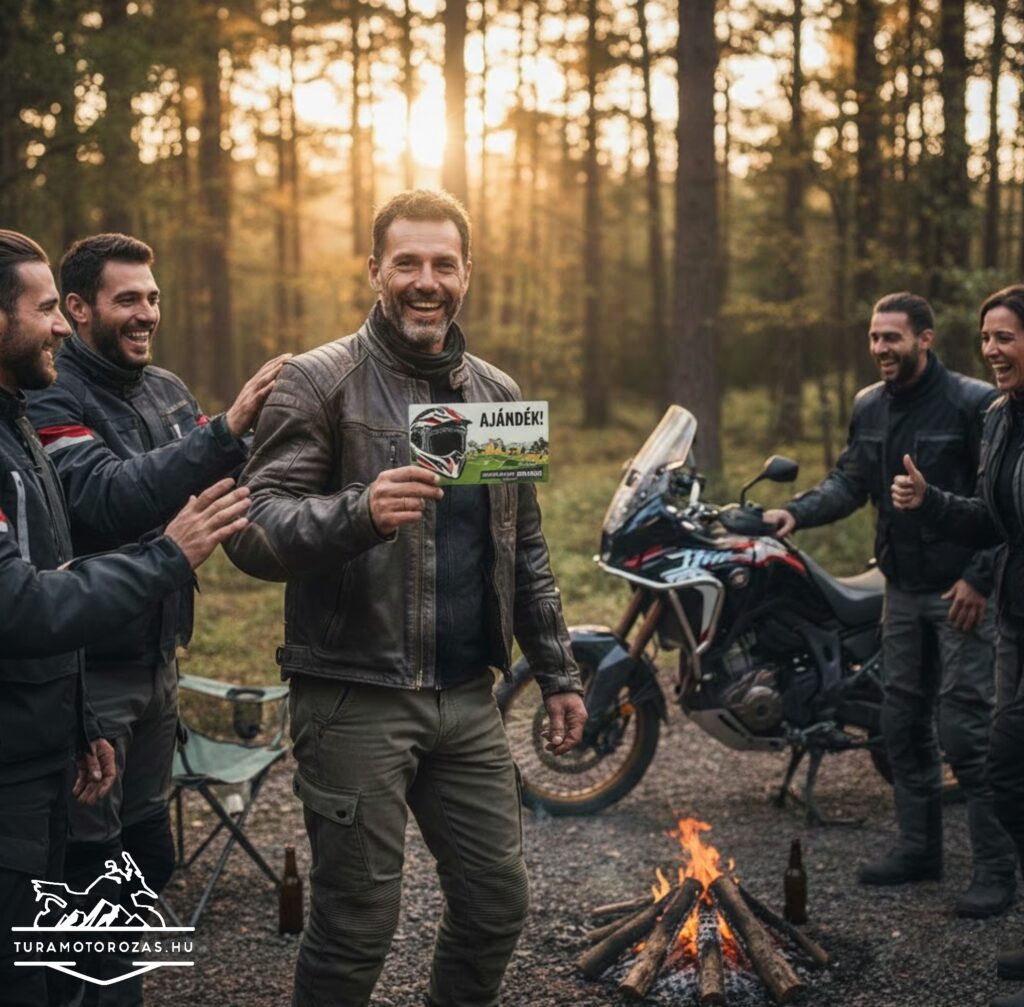 Motoros ajándékkártya